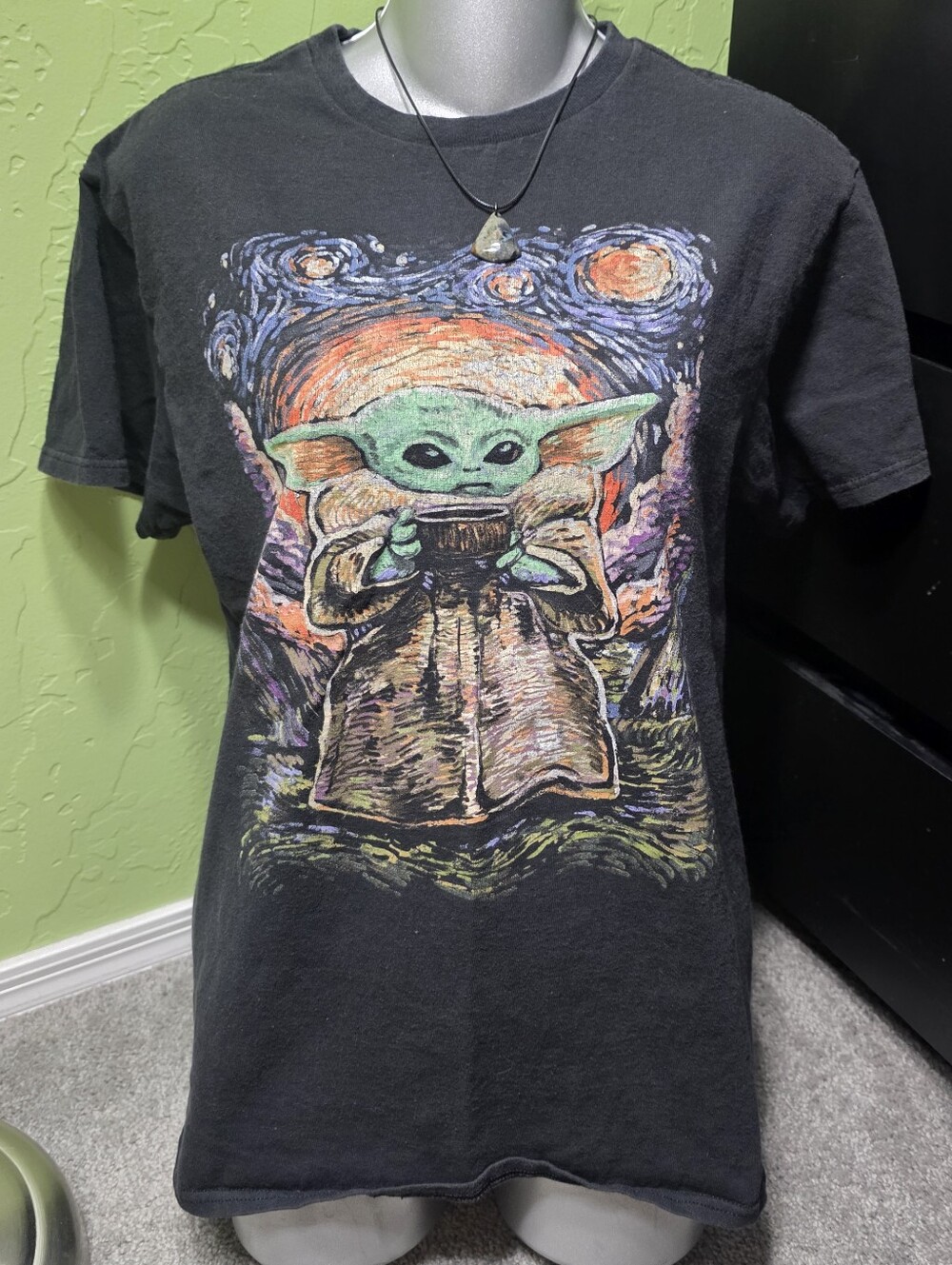Yoda Shirt Star Wars Fifth Sun Graphic T-Shirt Unisex Size M